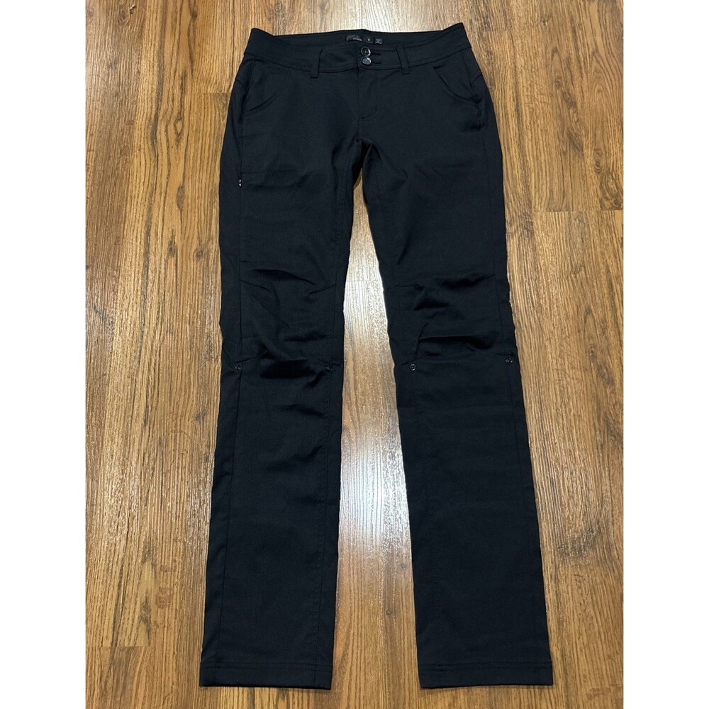 Prana Black Straight Leg Pants